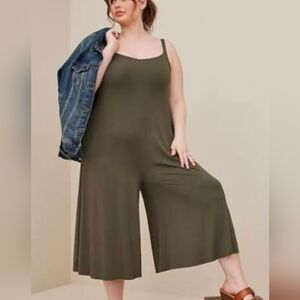 Torrid Olive Jumpsuit Size 5x